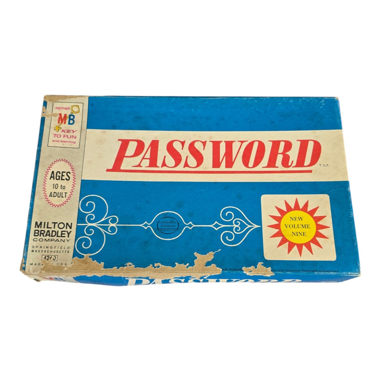 Vintage Milton Bradley Password Game Volume 9 #4260 COMPLETE! *Spinner not Work*