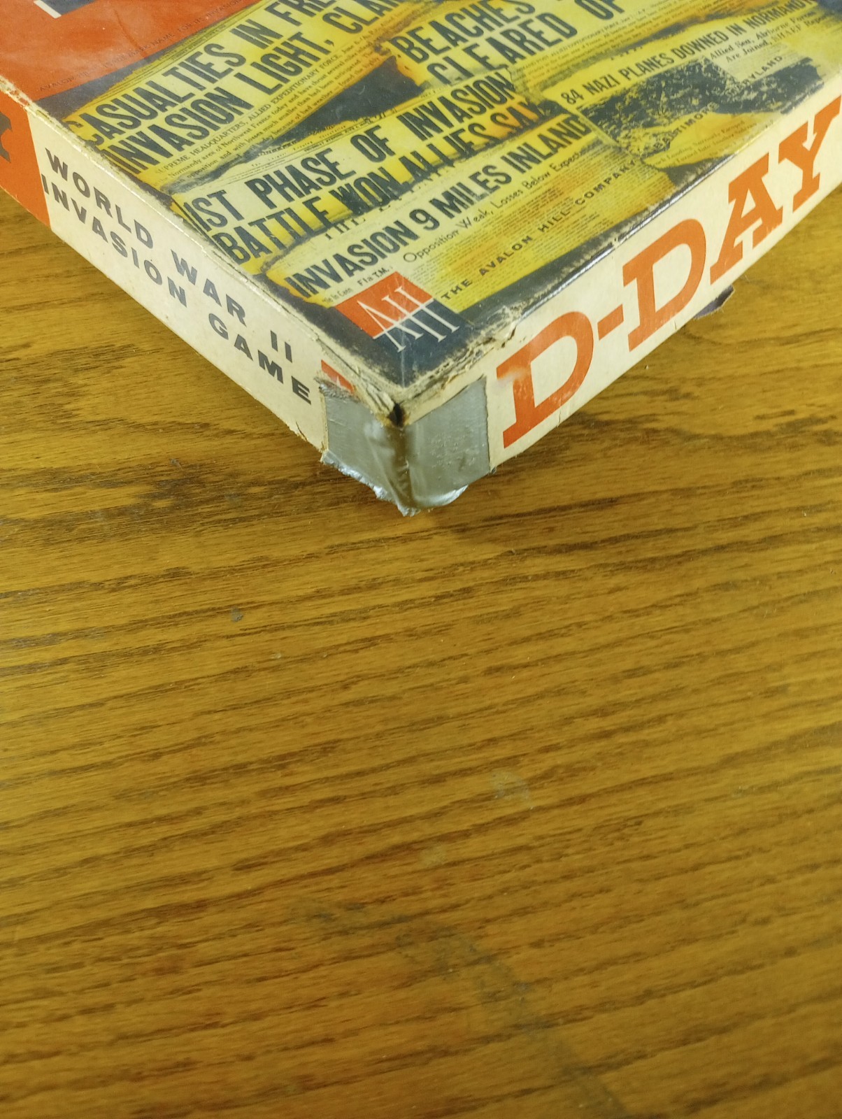 Vintage 1961 D-Day World War II Invasion Board Game #508 Avalon Hill WWII D Day