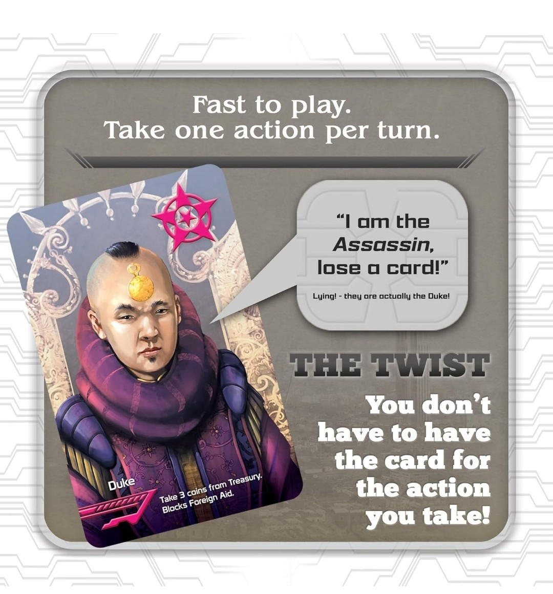 Indie Boards and Cards Coup The Dystopian Universe Card Game – COU1IBC