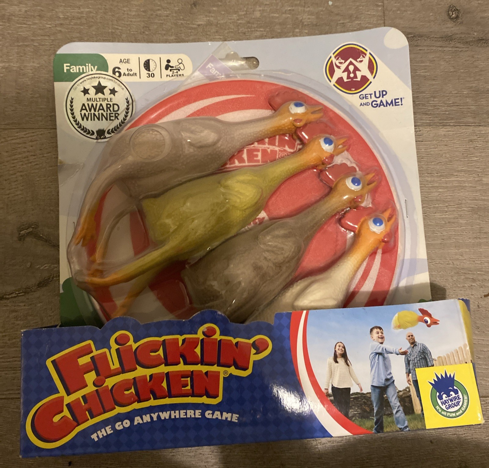 Flickin’ Chicken Game -Indoor/Outdoor Fun- 2014 Haywire Group NEW SEALED Family