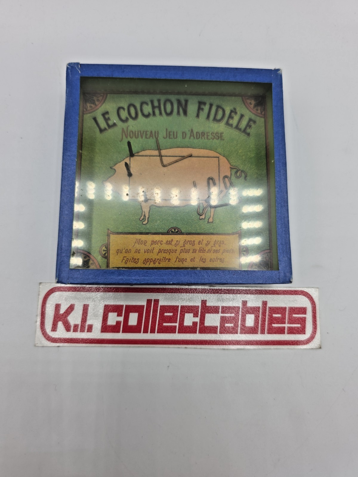 Le Cochon Fidele “The Faithful Pig” Dexterity Game