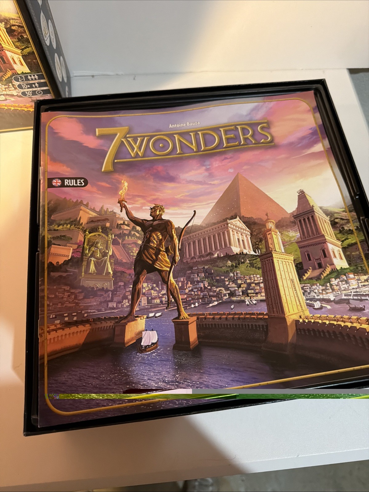 Asmodee Editions Seven 7 Wonders Board Game New Open Box