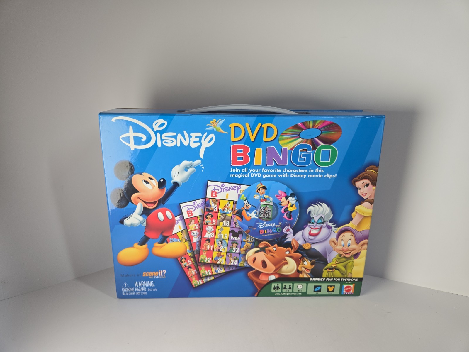 Disney DVD Bingo Game COMPLETE ScreenLife 2005 Mickey Minnie Mouse