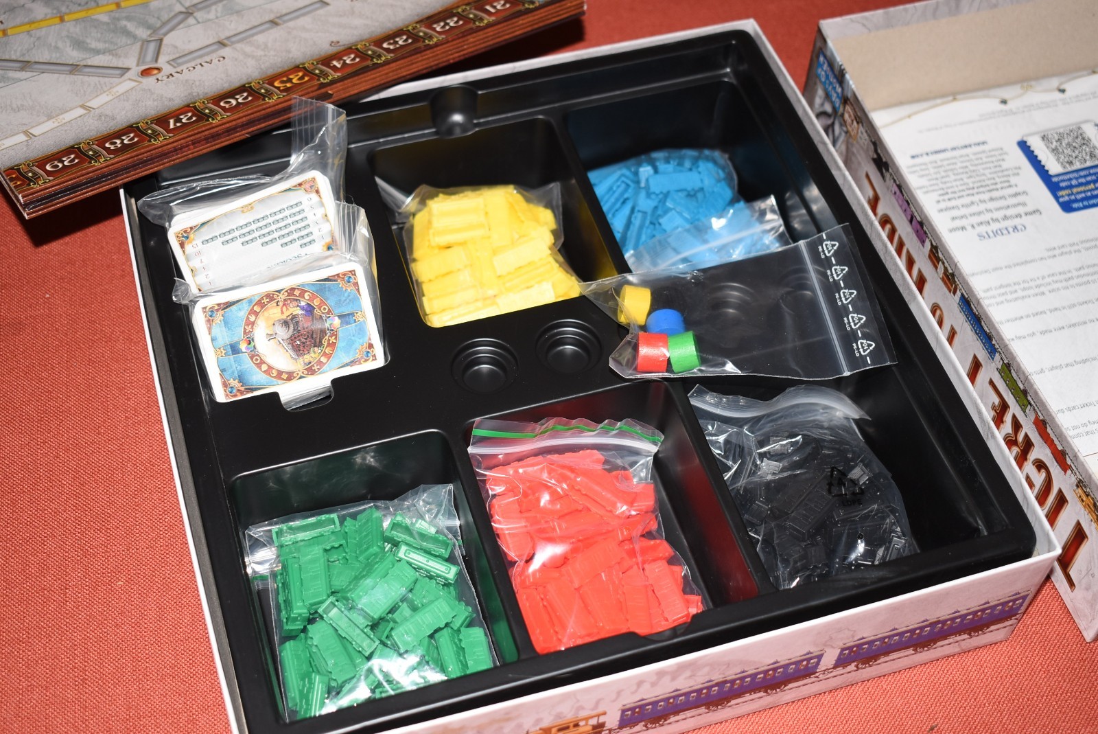 Days of Wonder Ticket To Ride by Alan Moon Train Adventure Board Game – Complete