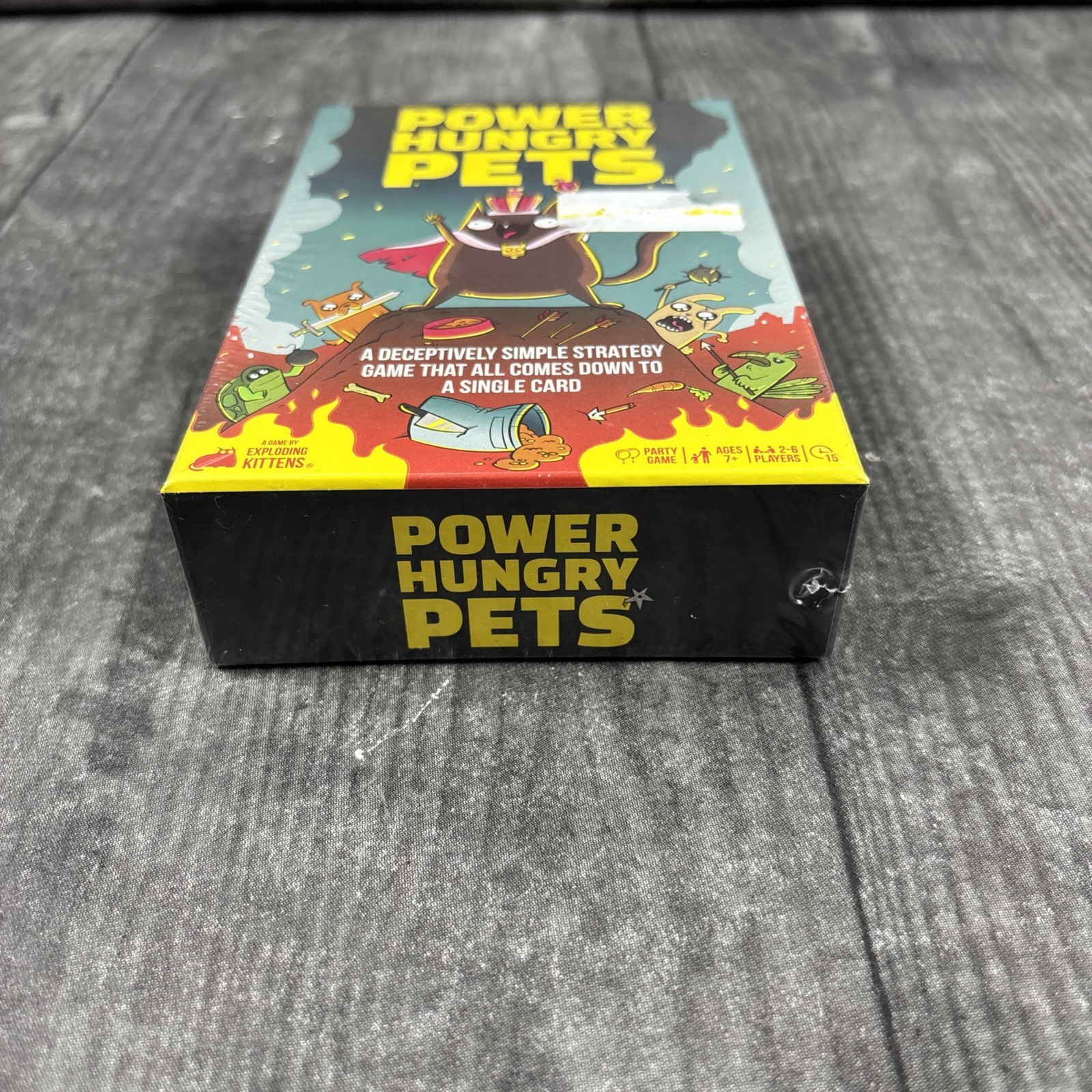 Kids Game Power Hungry Pets Game-Try To Outsmart Each Other 2-6 Players Ages 7+