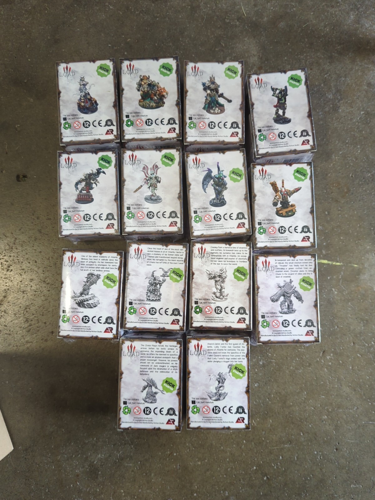 Lot Of 14 Archon Studio Board Games LOAD (Kickstarter Exclusive) SW (New) M33