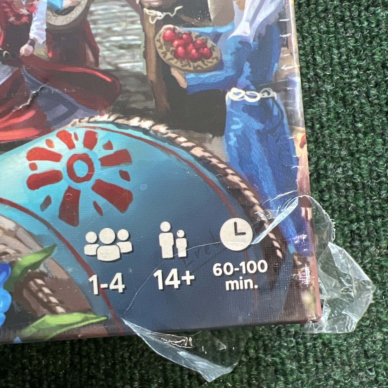 Tiletum Board Game Board & Dice 1 to 4 Players 14 Up New Sealed Plastic Tear