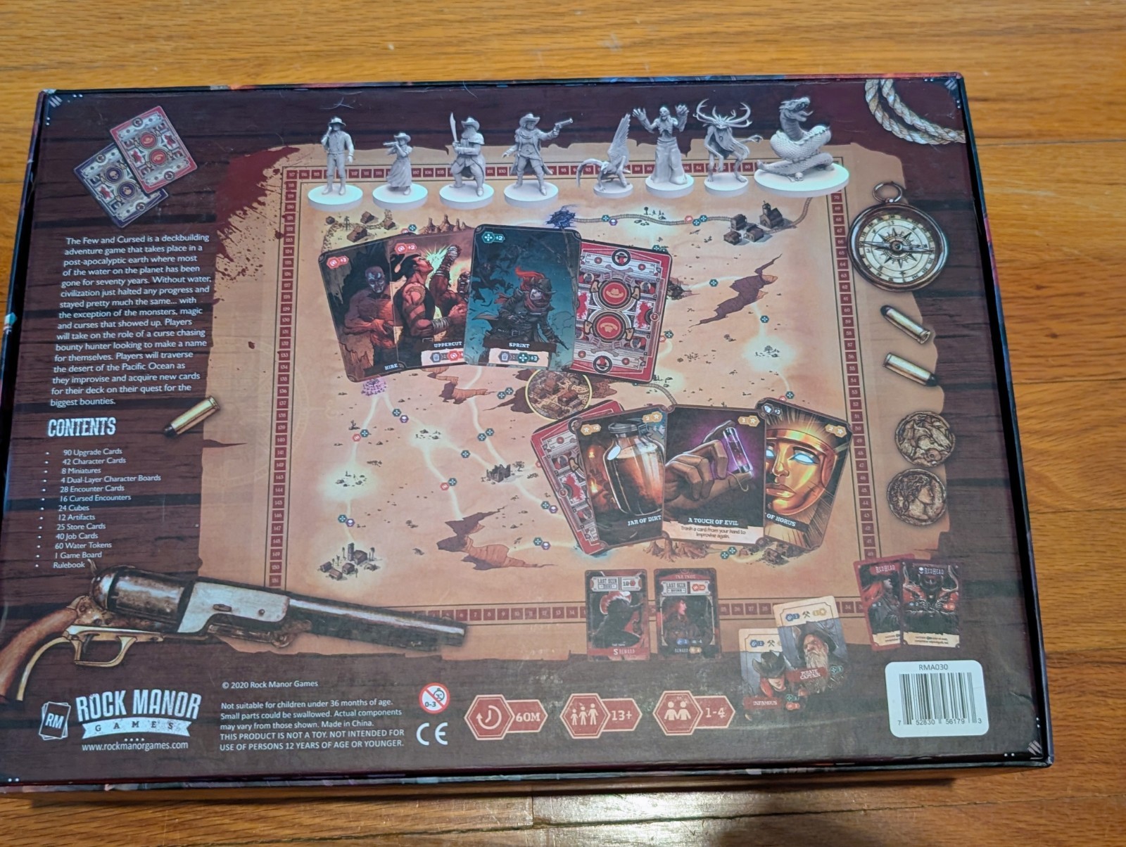 The Few And The Cursed Board Game by Rock Manor Games Based on the Comic Book