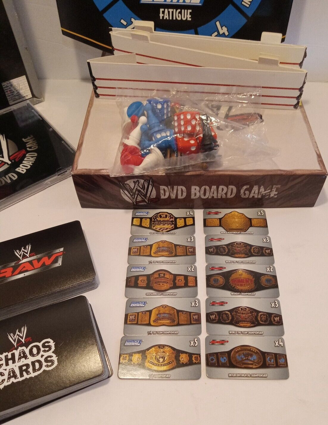 2005 WWE Wrestling DVD Board Game 1st Edition RAW/Smackdown by Specialty Games
