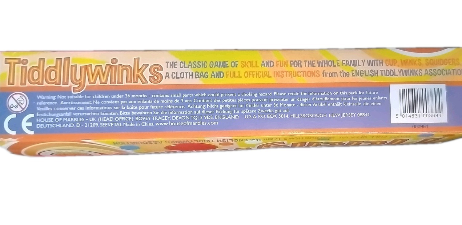 Tiddlywinks Traditional Classic Games House of Marbles