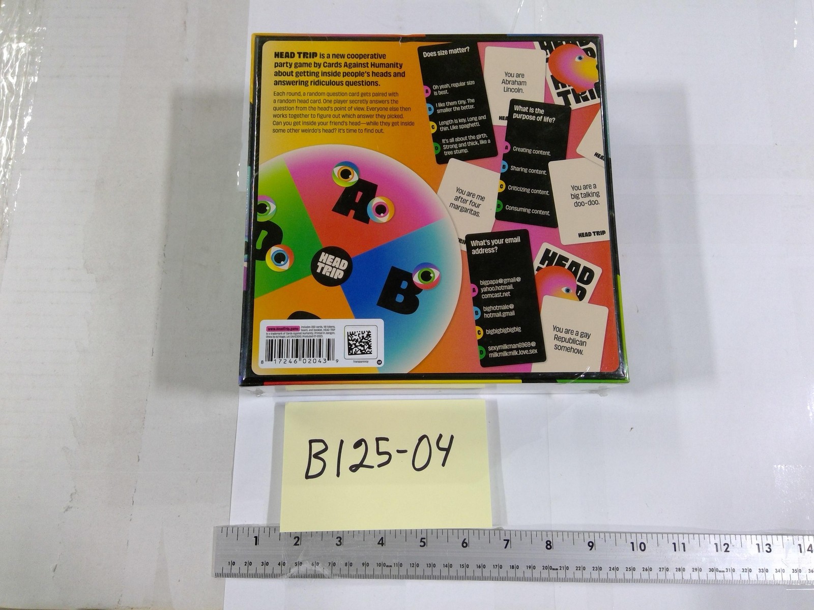 Cards Against Humanity Head Trip Cooperative Adult Party Card Game New Sealed