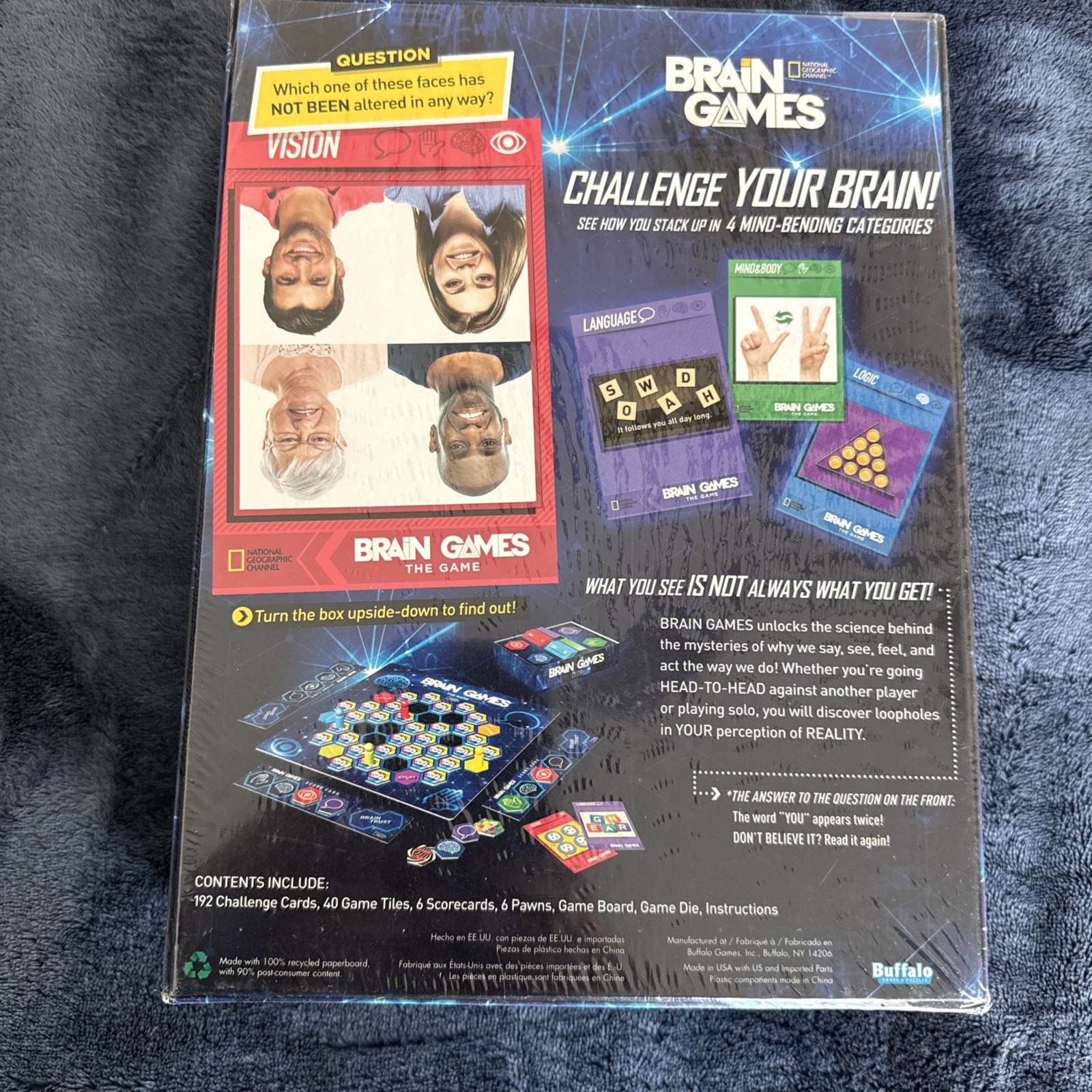 Brain Games Board Game – The National Geographic Channel NIB