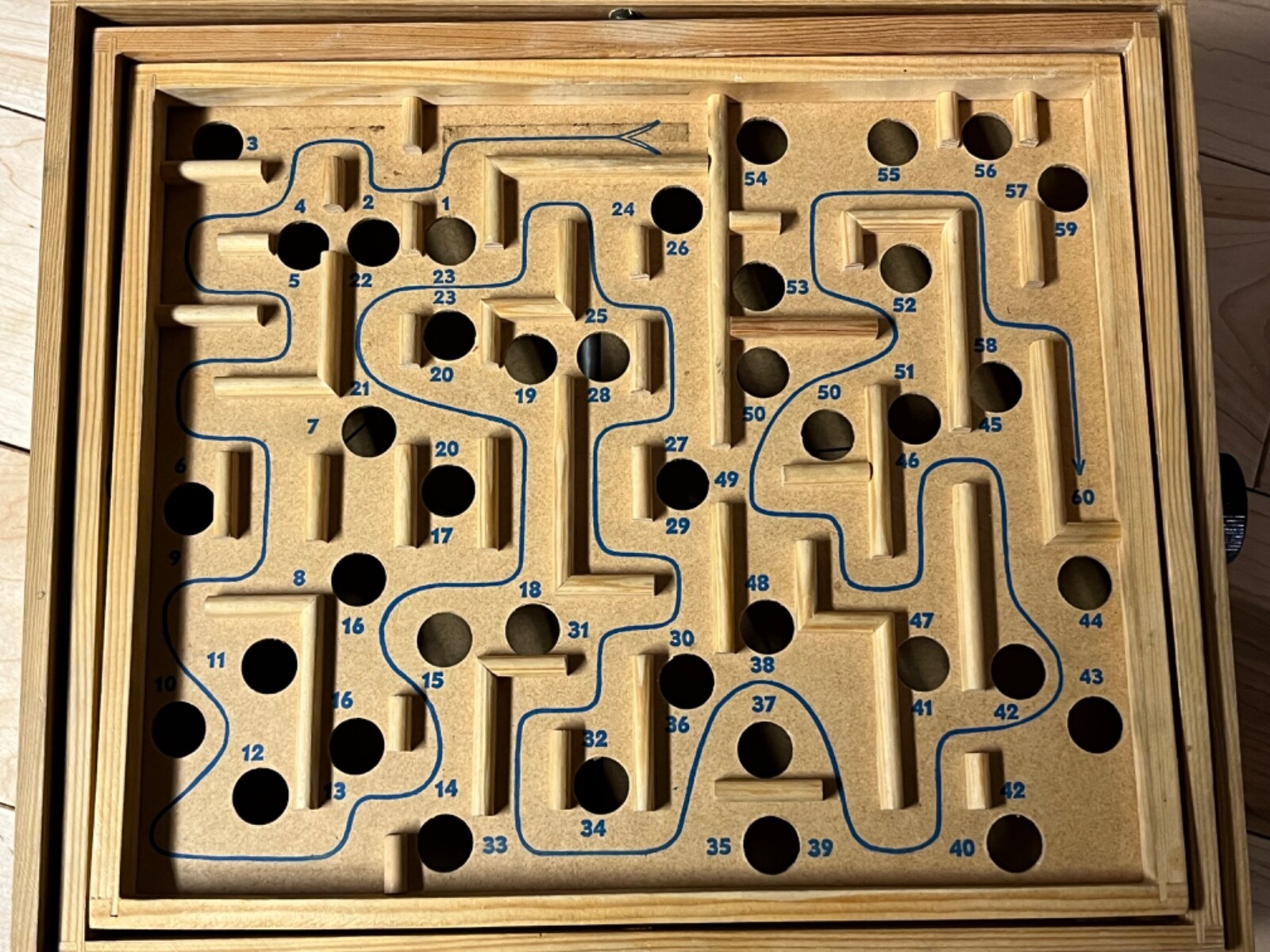 Vintage Brio Labyrint Game 31804 – w/Original Box – 1969 – Labyrinth