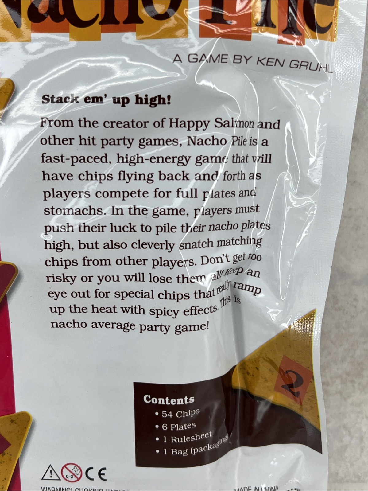 Nacho Pile Party Game | Fast-Paced Stacking Game – Brand New Sealed