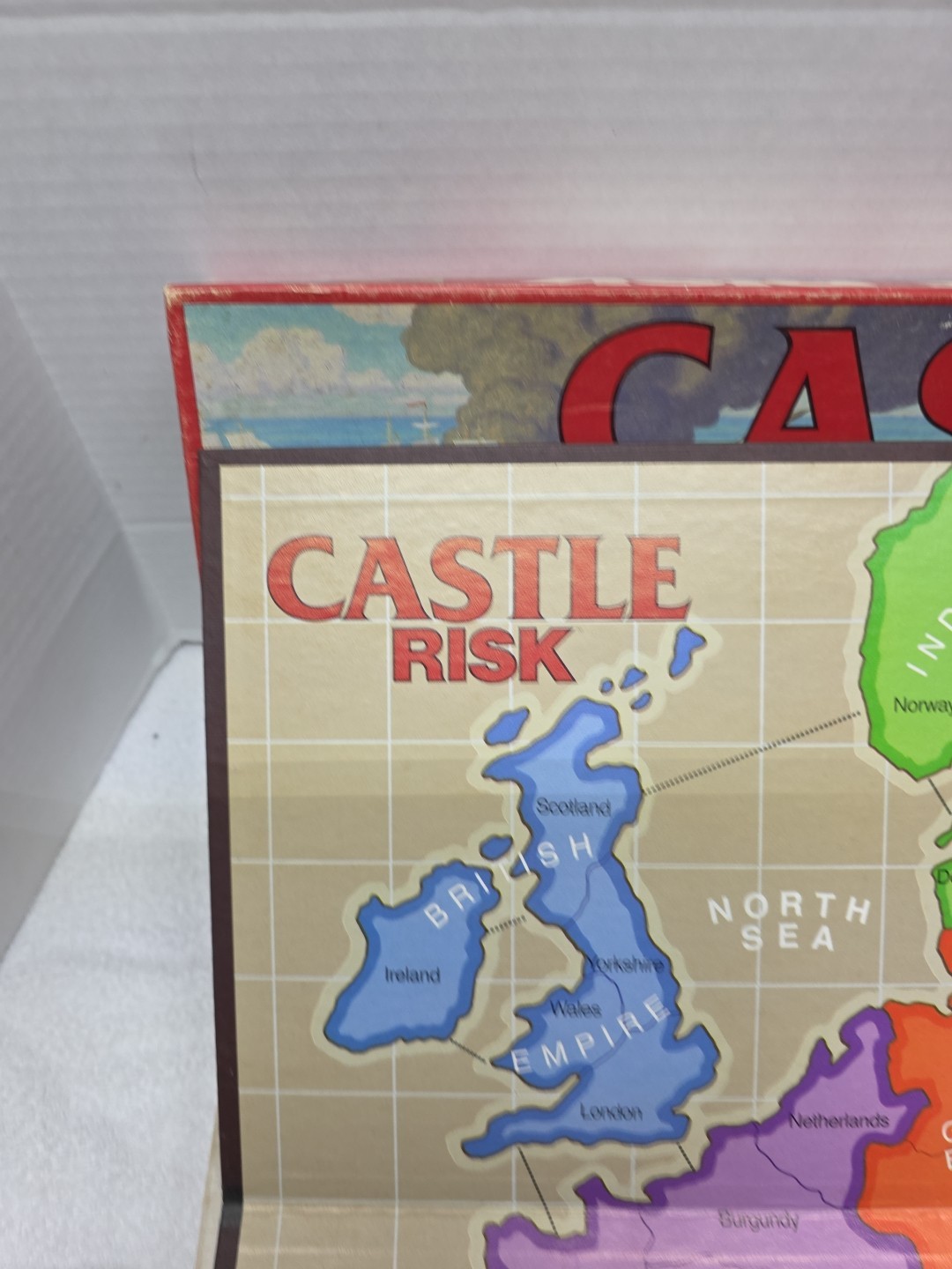 Vintage Castle Risk 1986 Game Parker Brothers Complete Strategy Conquest
