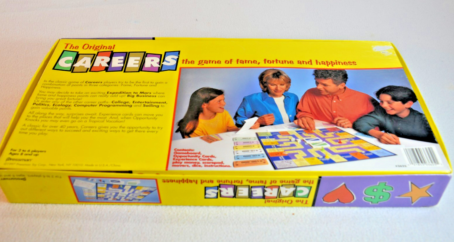 The Original Careers Boar Game 1997 Ages 8- up Complete