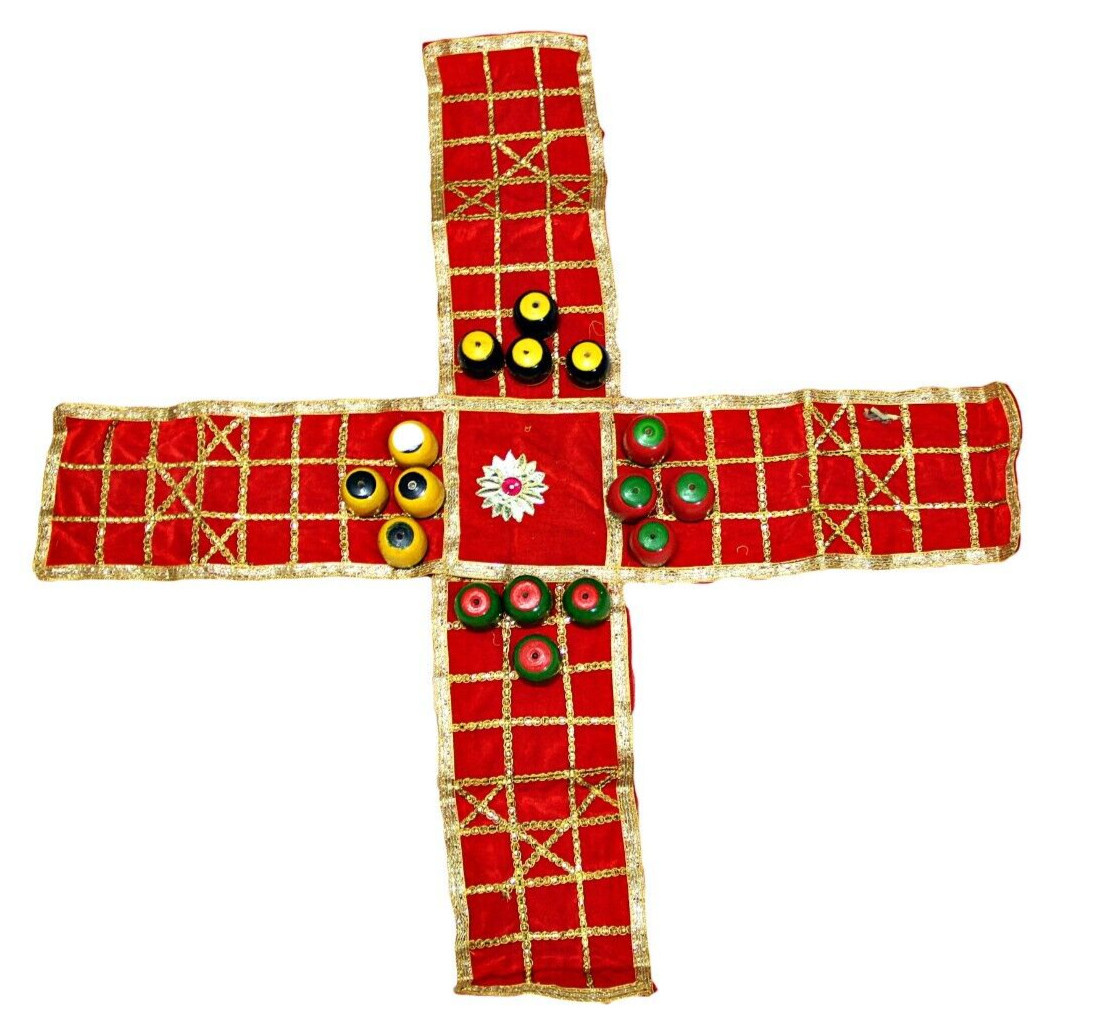 Ludo Cloth Board Game: Classic Parcheesi Family Fun