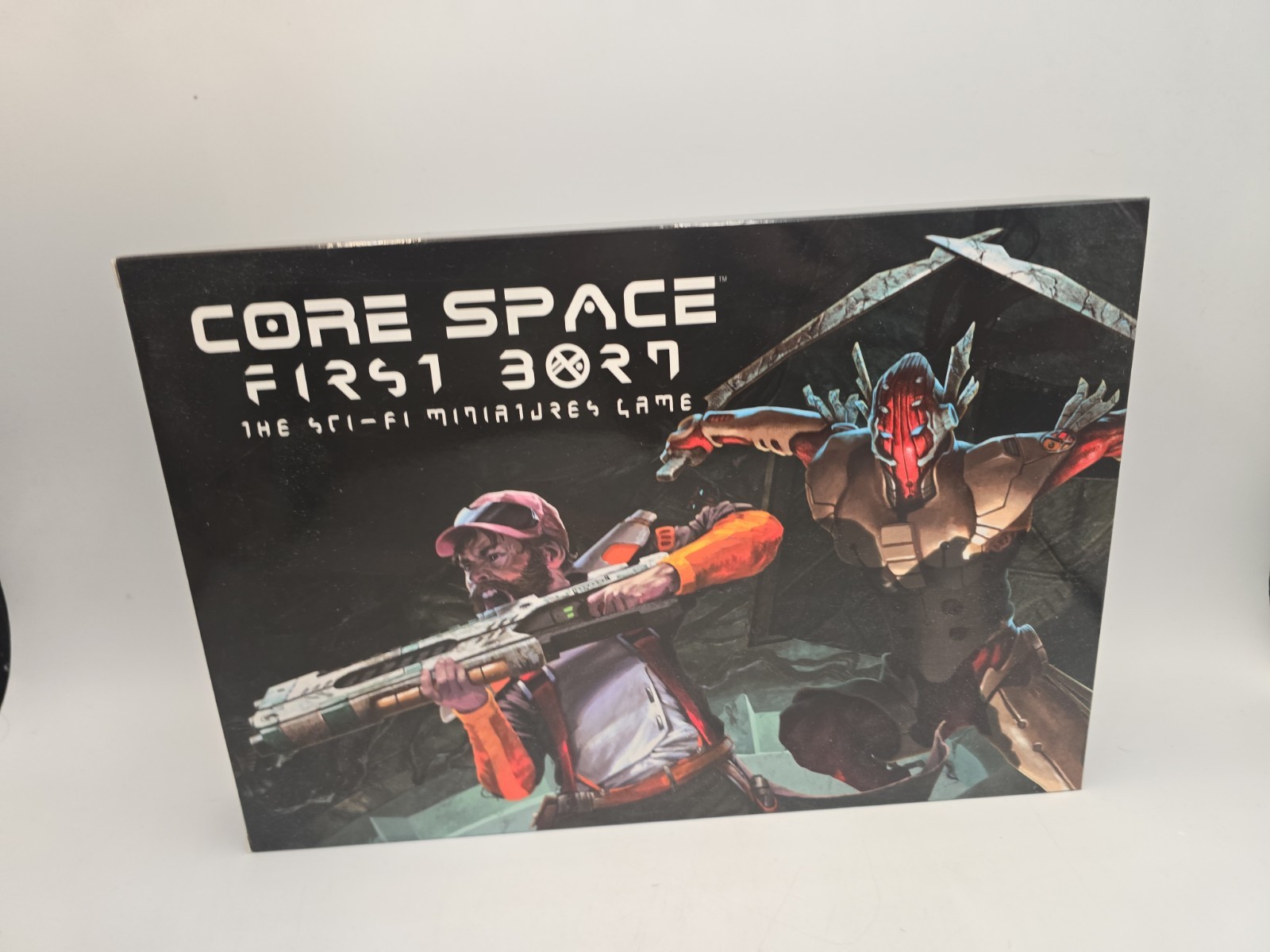 Core Space: First Born – Kickstarter Game NEVER PLAYED, PARTIALLY ASSEMBLED READ