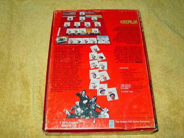 Avalon Hill – KREMLIN game of Soviet Raw Control & Power Politics (UNPUNCHED)
