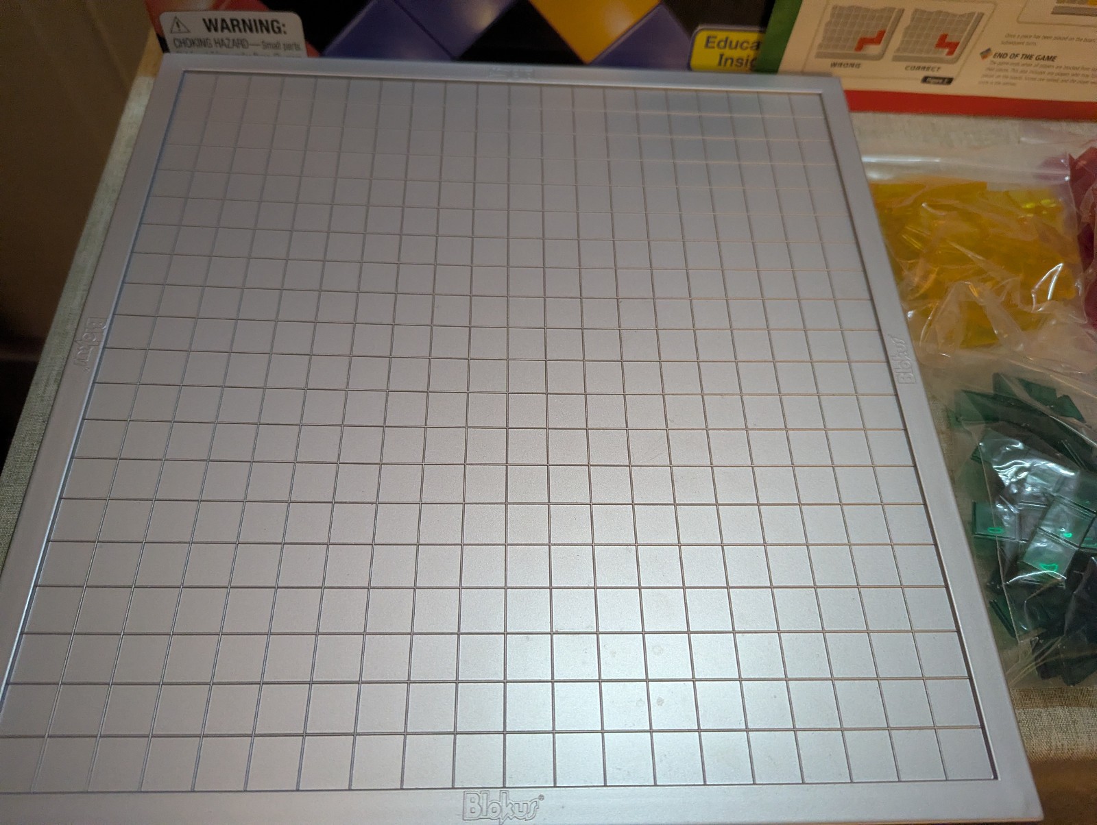 Educational Insights 2003 BLOKUS Tile Strategy Board Game – Complete – SEE PICS