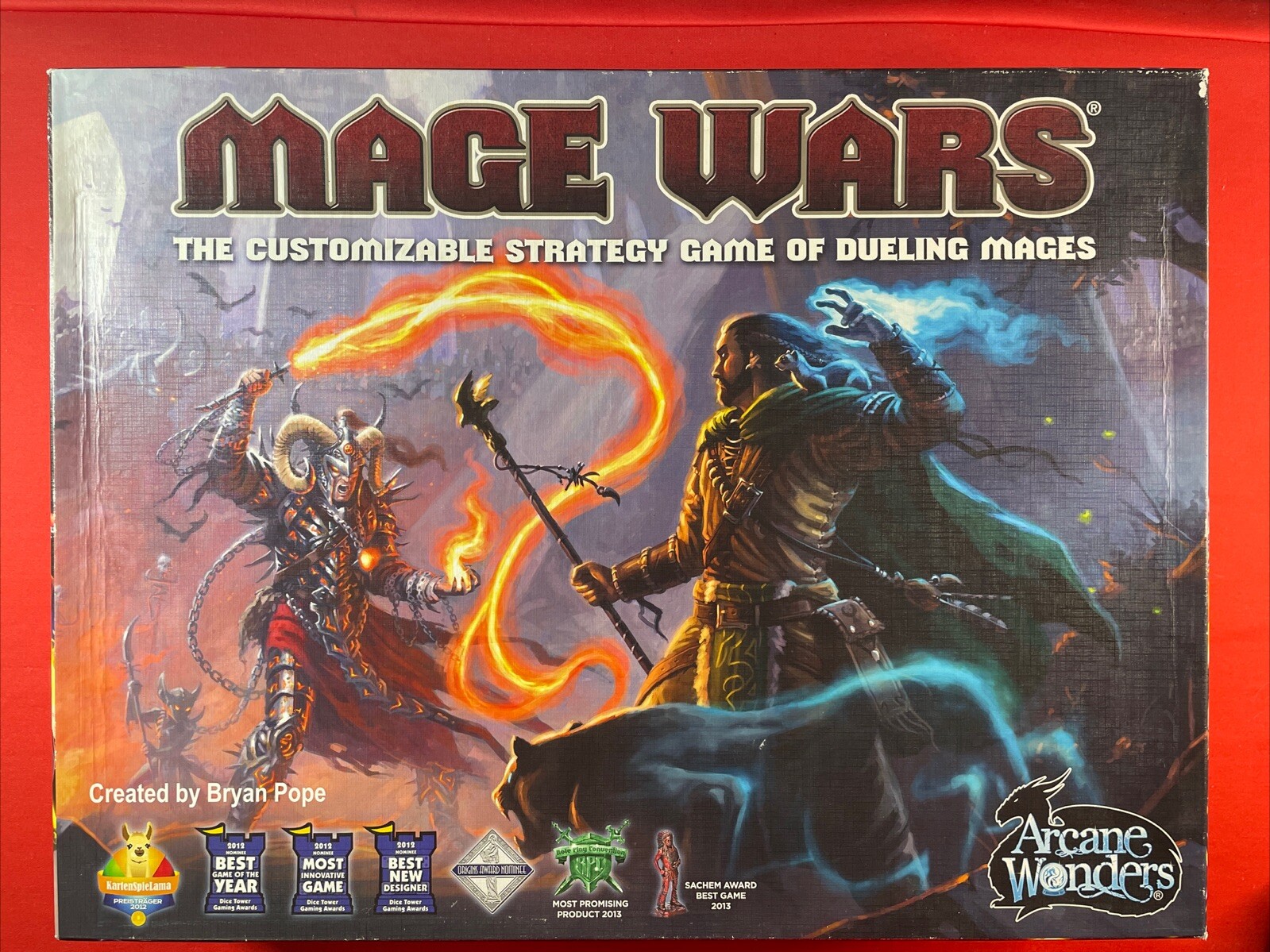 Mage Wars Board Game Open Item Never Played