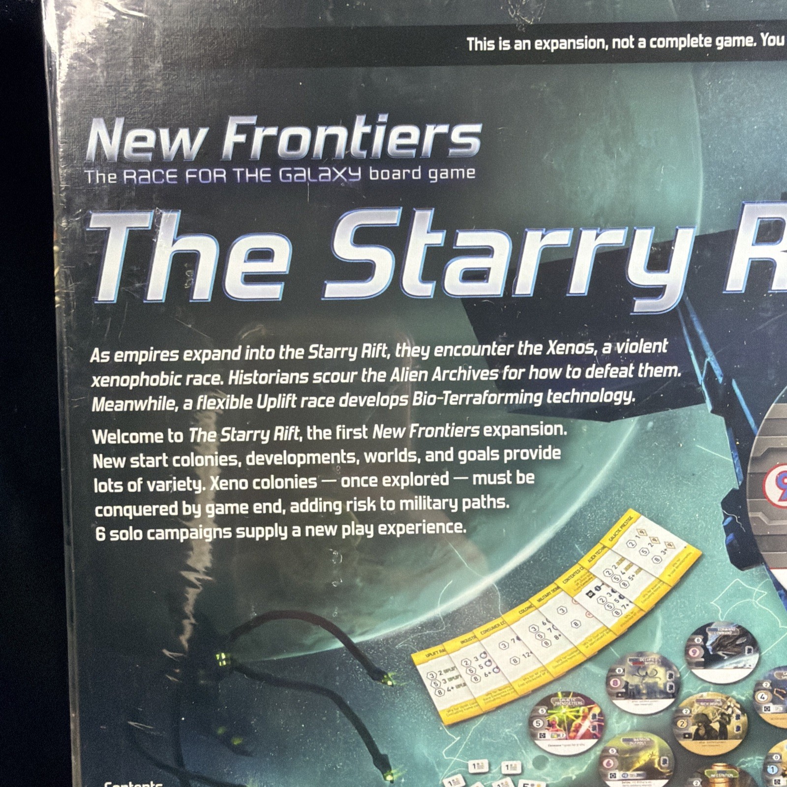 Rio Grande Boardgame New Frontiers – The Starry Rift Box NEW SEALED