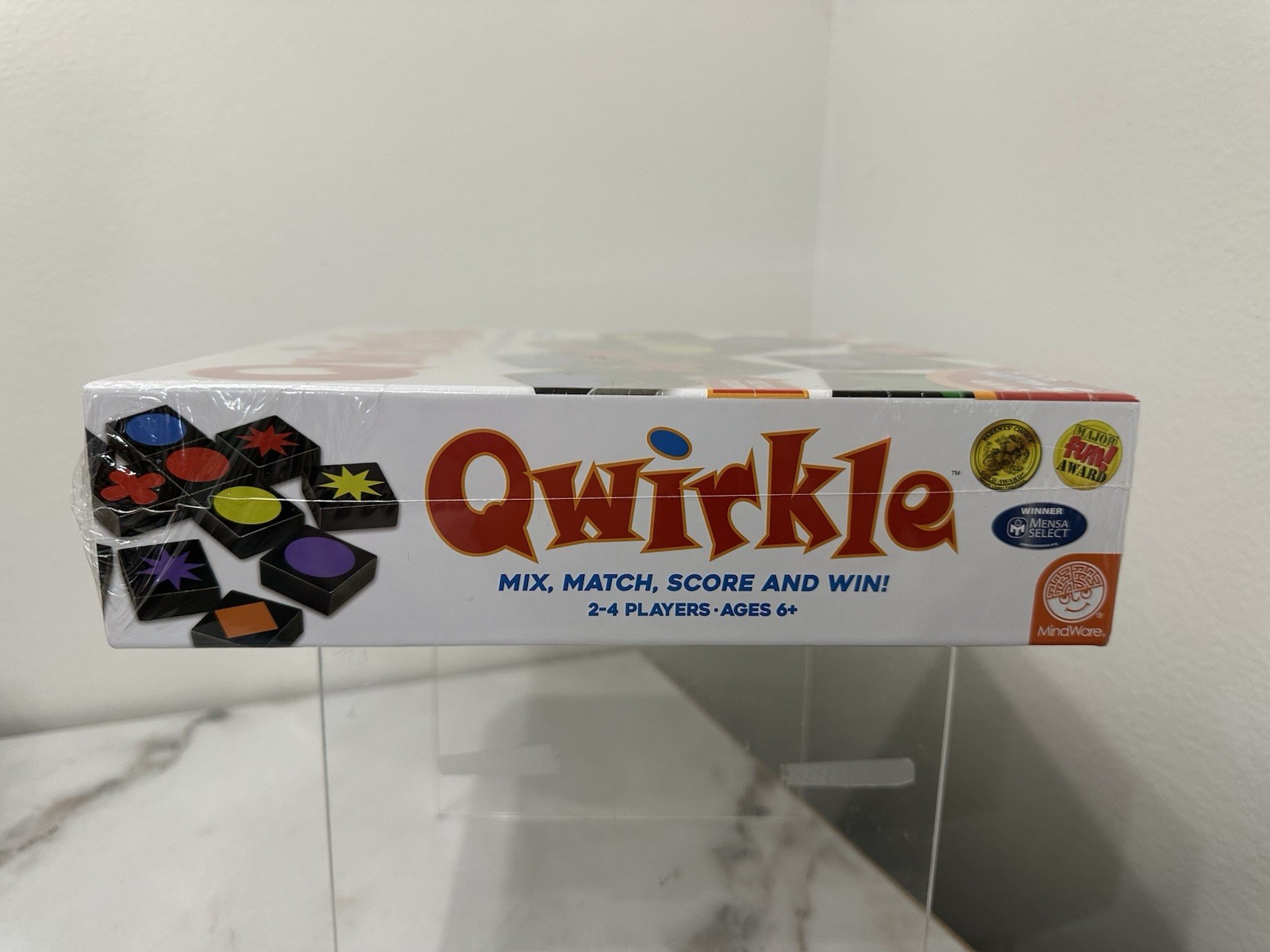 Qwirkle Board Game Wood Tile By Mindware New 2-4 Players