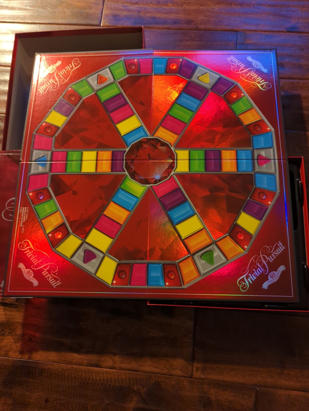 2017 Hasbro Trivial Pursuit 40th Anniversary Ruby Edition Game E1923 COMPLETE!