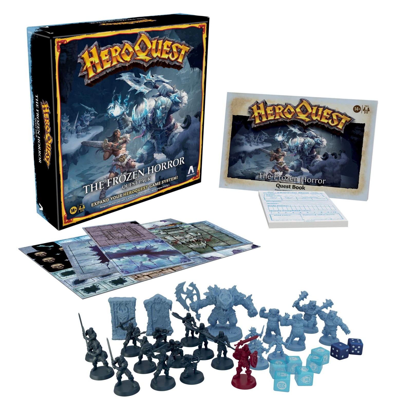Hasbro Gaming Avalon Hill HeroQuest The Frozen Horror Quest Pack, Dungeon