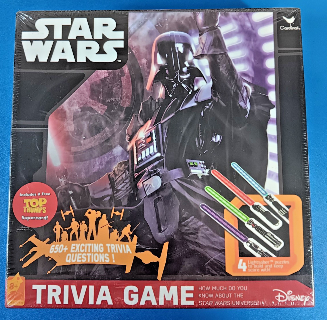NEW / SEALED Star Wars Trivia Game 650+ Exciting Trivia Questions!