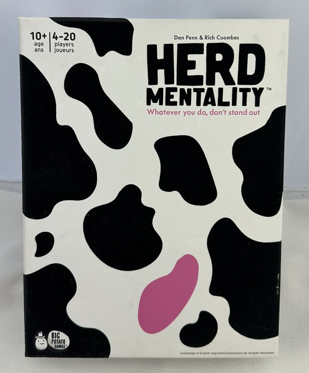 2020 Herd Mentality Game by Big Potato Games Complete Great Condition FREE SHIP