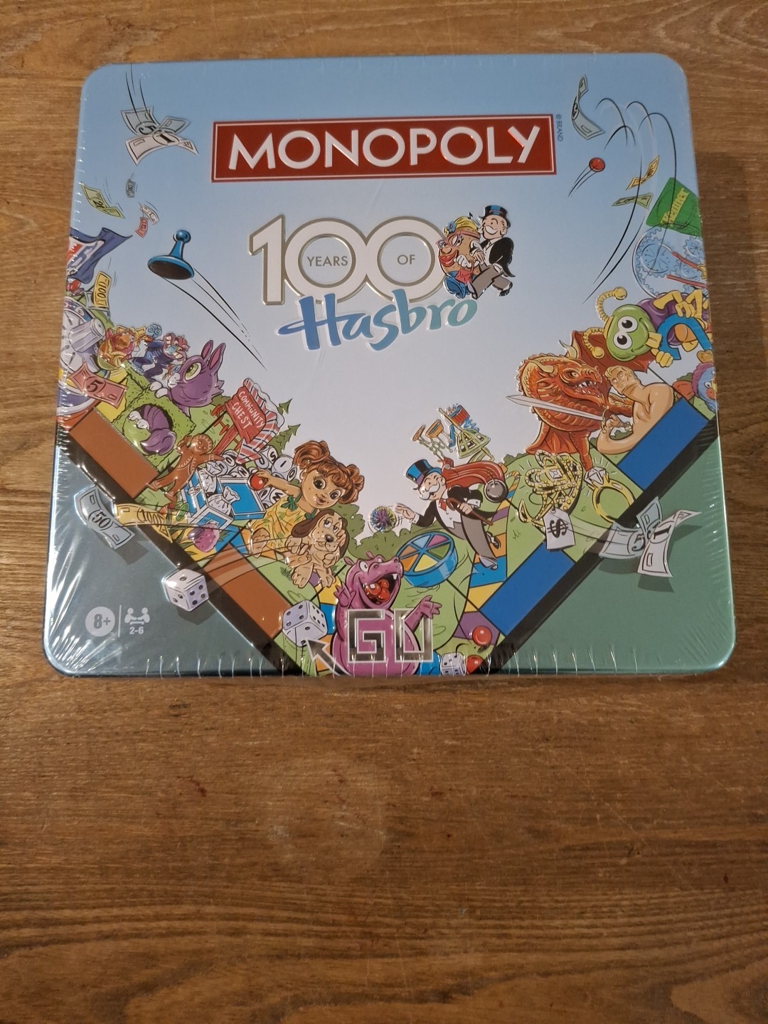 WS Game Company Monopoly Hasbro 100th Anniversary Edition Collectible Tin New