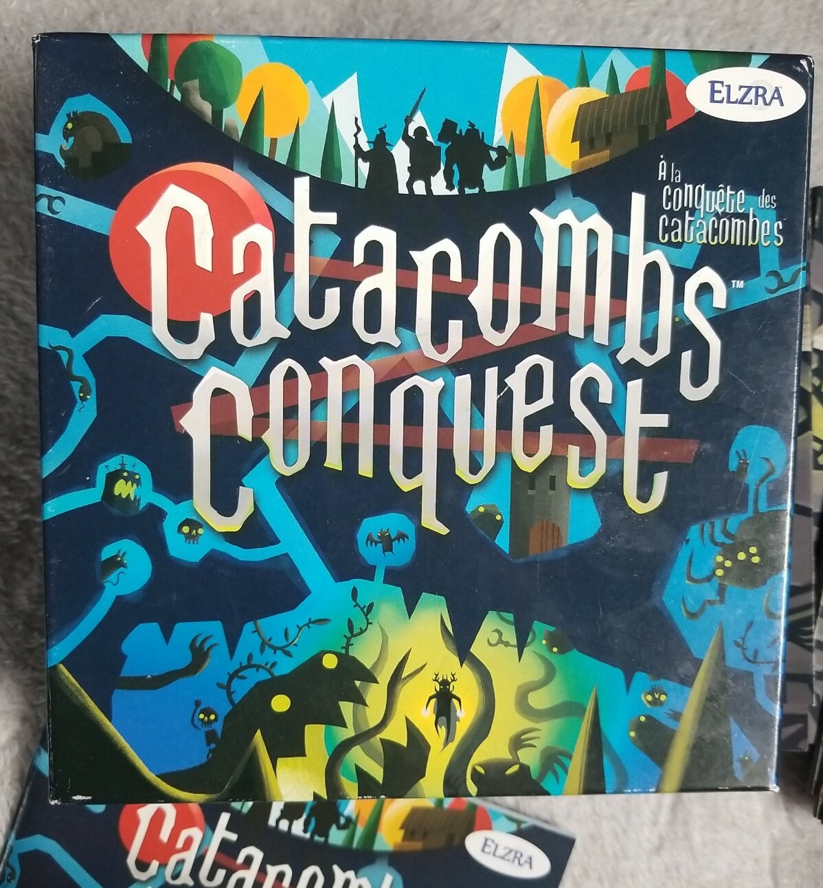 Catacombs Conquest Board Game Elzra kwanchai moriya 2018. 14 and up
