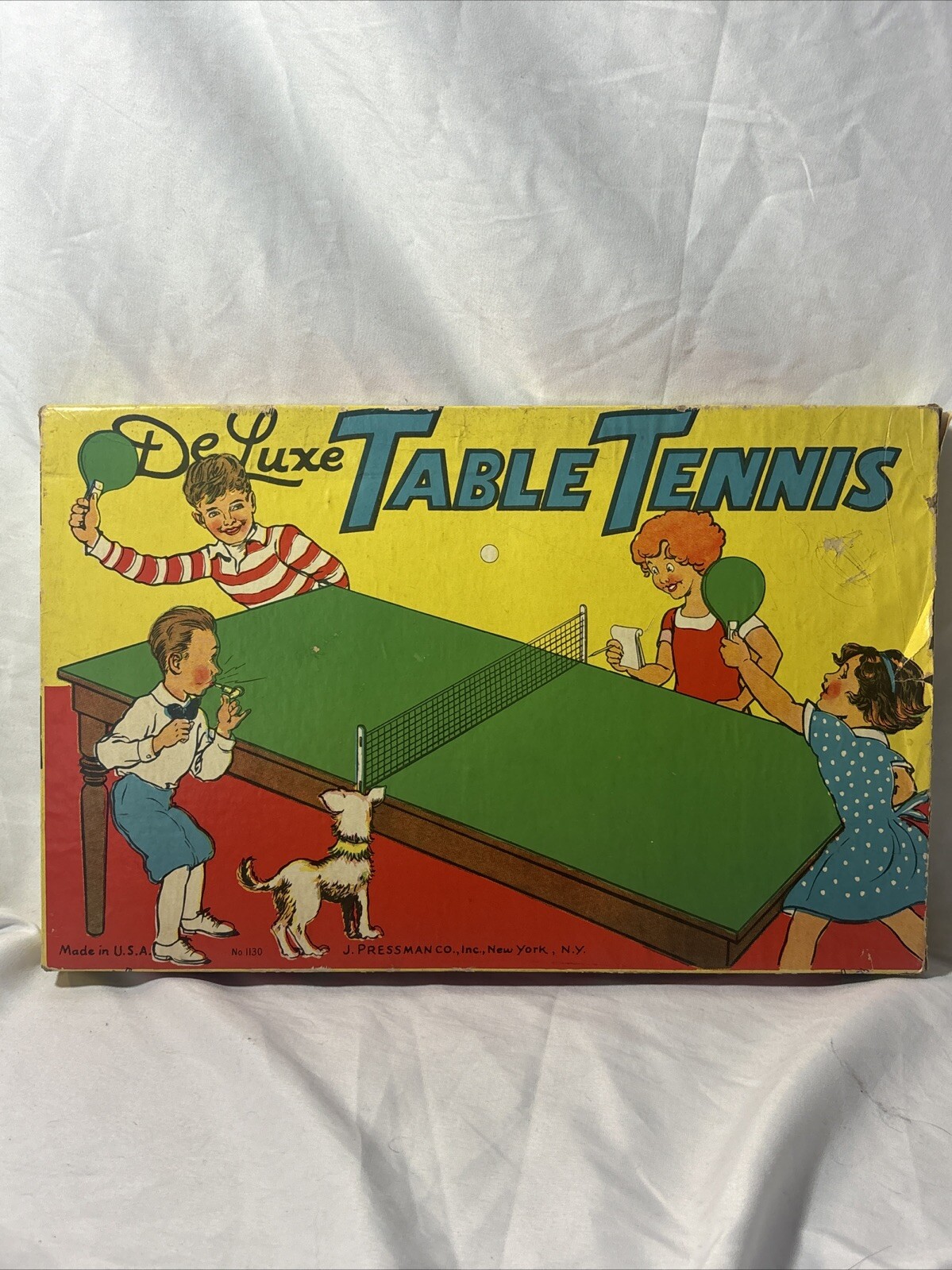 DE LUXE Table Tennis J. Pressman VINTAGE 1930s Historic!!