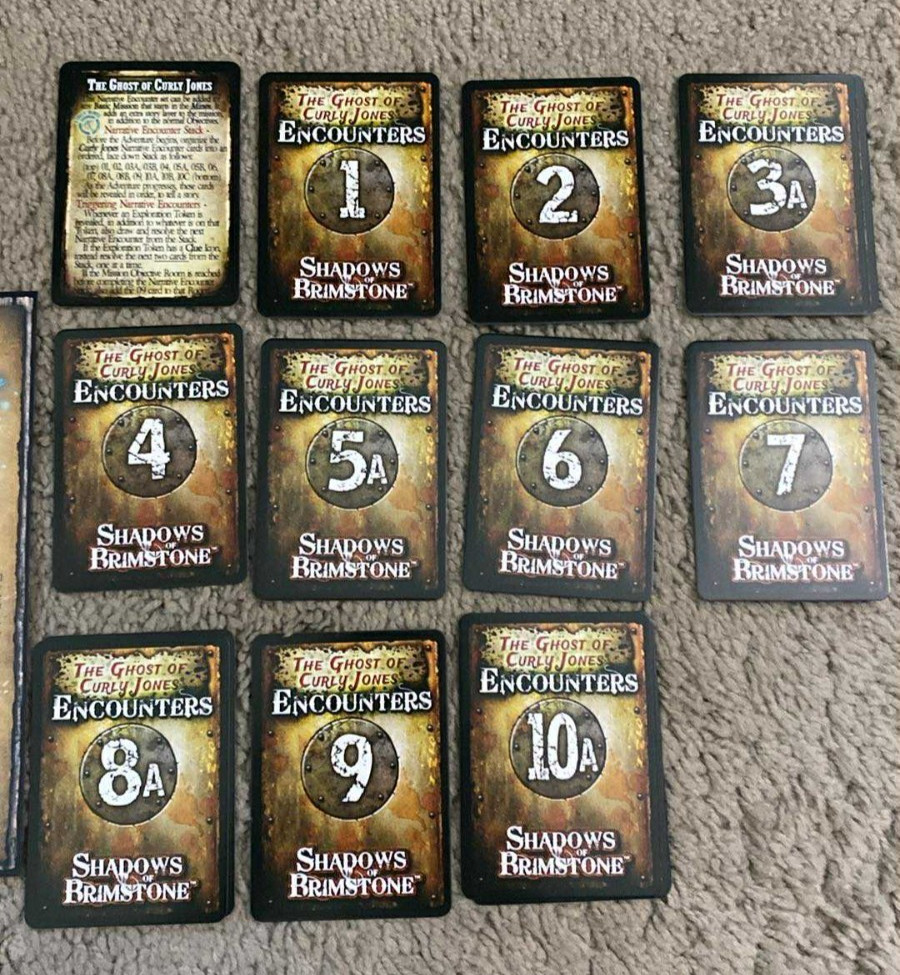 Shadows of Brimstone The Ghost of Curly Jones Narrative Encounters Pack #1 rare