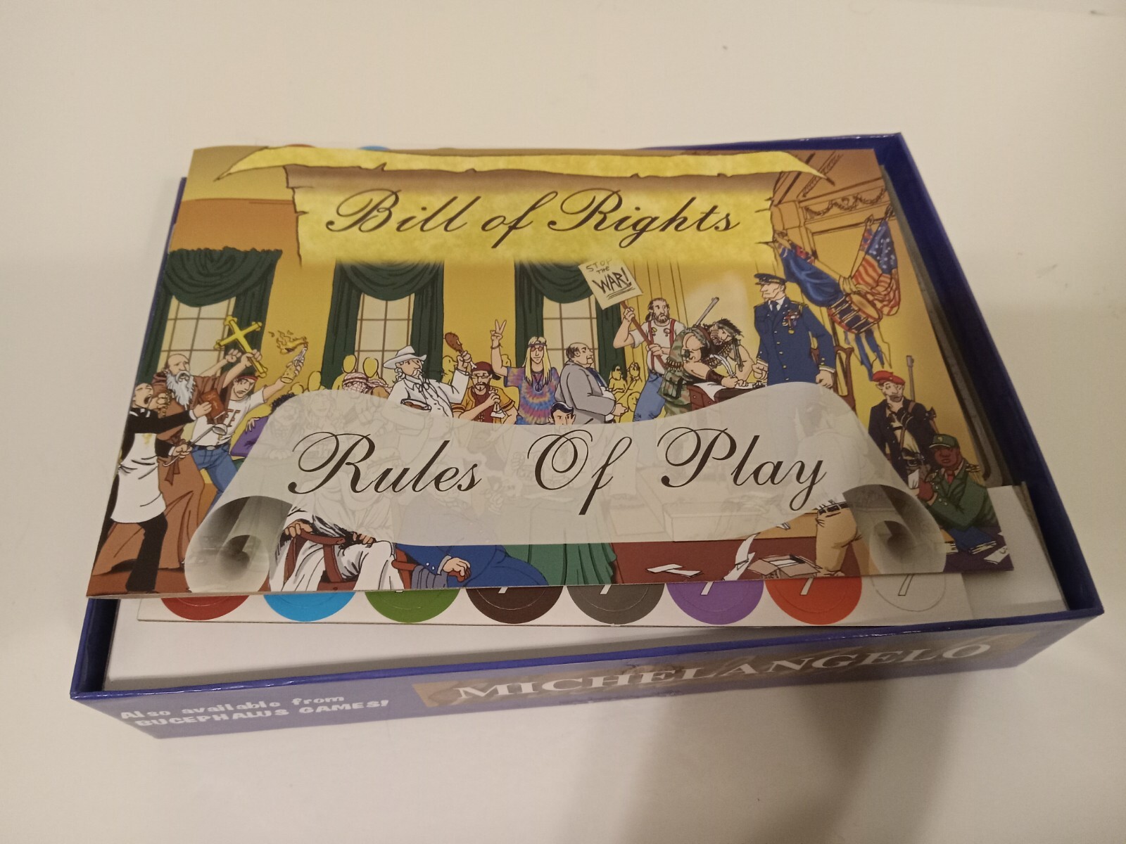 Bill of Rights Board Game (2008) 100% Complete Unused Bucephalus Games