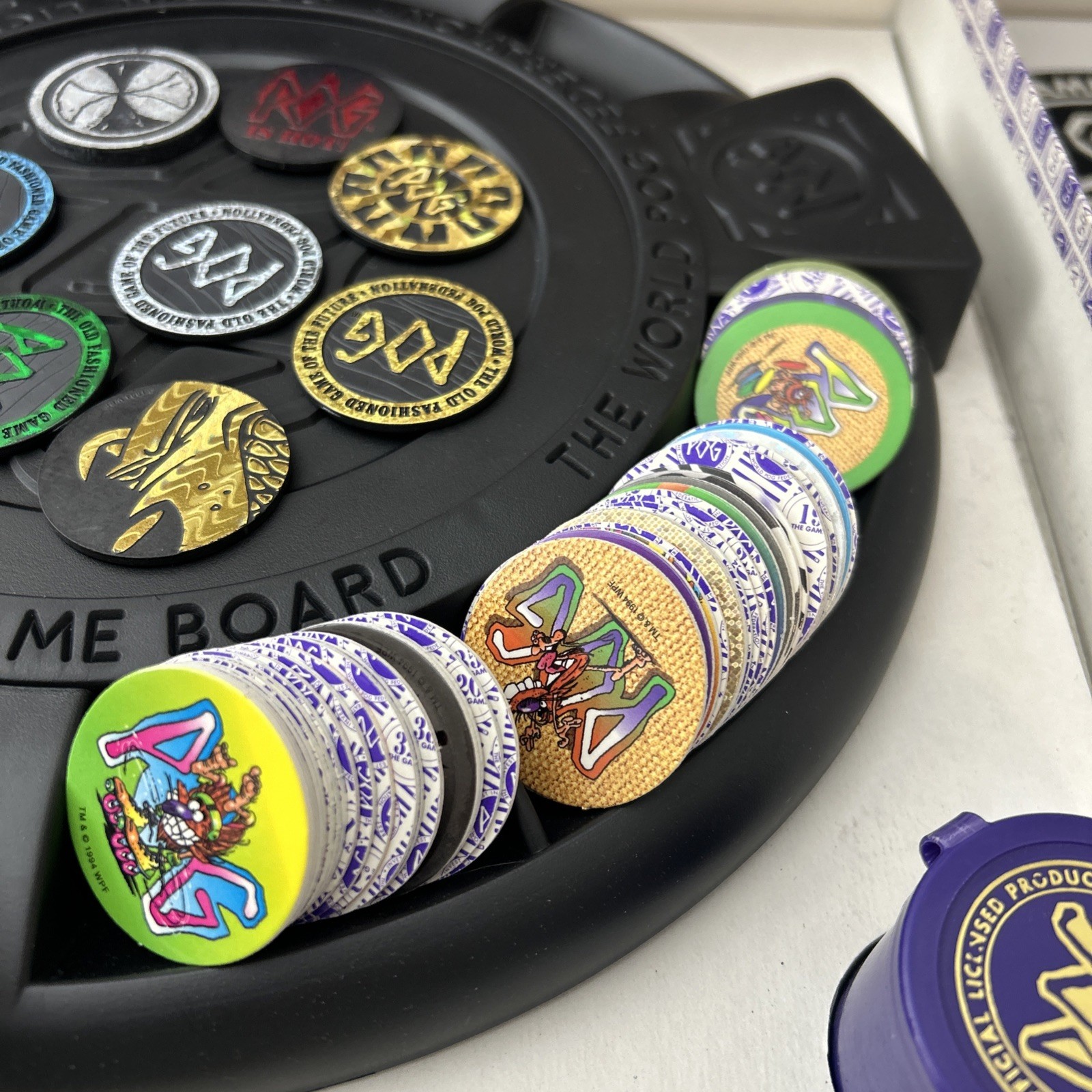 POG: The Game (1994) Near Complete + Extra POGs & Slammers Excellent World WPF