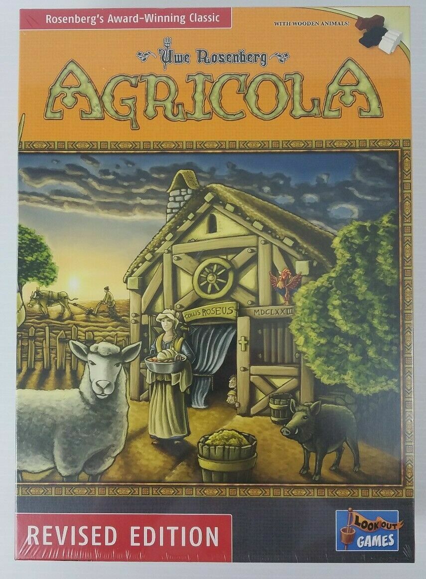 Agricola Revised Edition Lookout Games BRAND NEW, SEALED Uwe Rosenberg LK0028