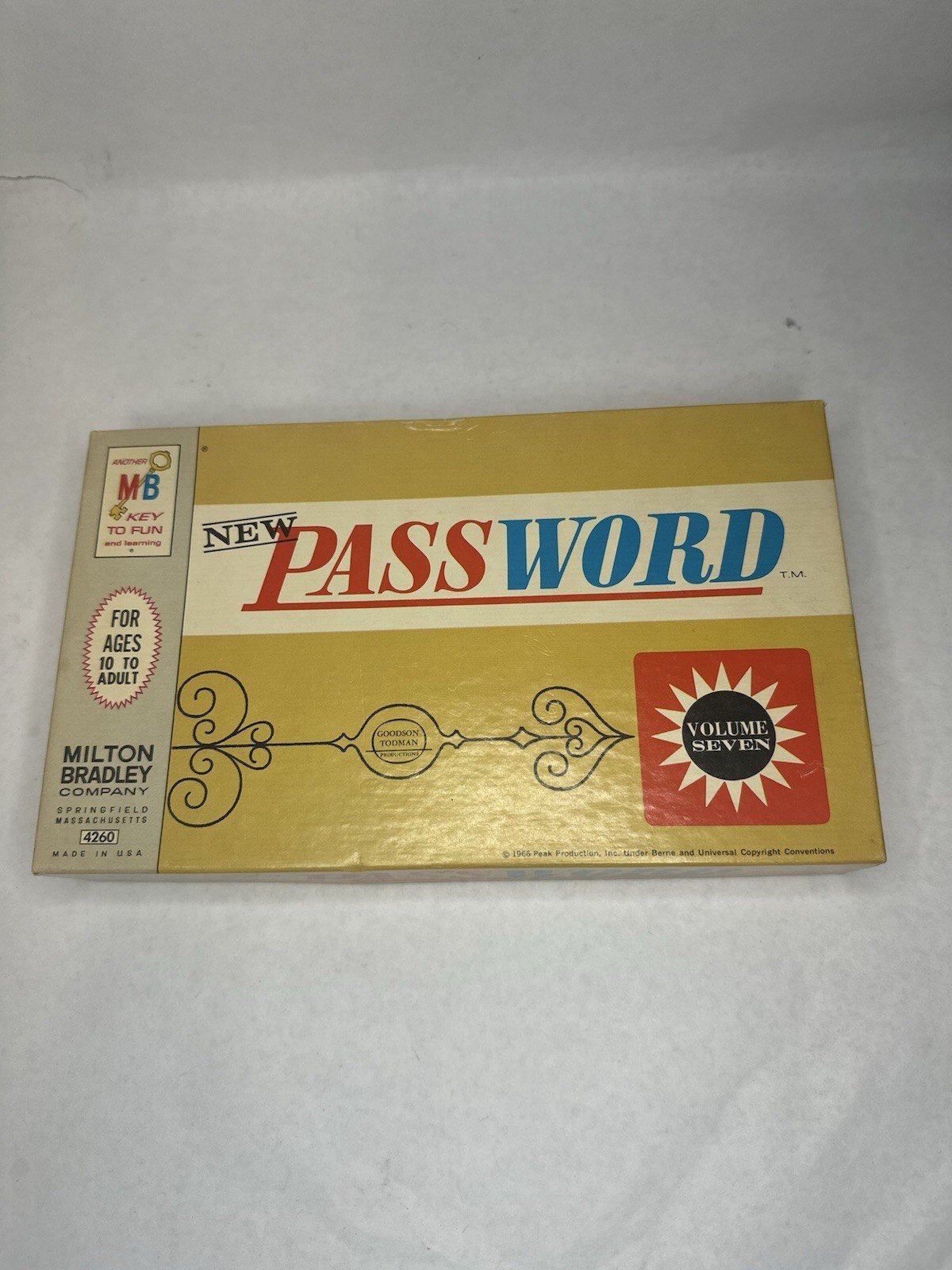 Vintage Milton Bradley New Password Volume 7 Word Game 1966 Complete in Box USA