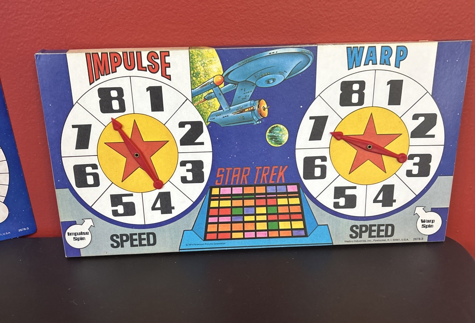 Hasbro Star Trek Movie & TV Board Game 1974 Complete MPN 2678-3