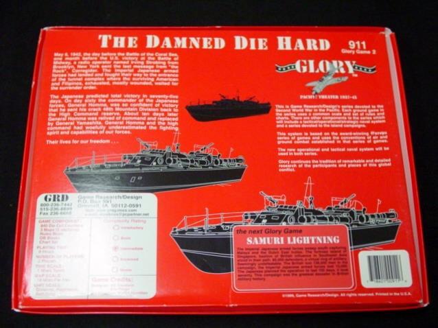 GRD 1999 – The Damned Die Hard – Philippines ’41 – Glory Game 2 (UNPUNCHED)
