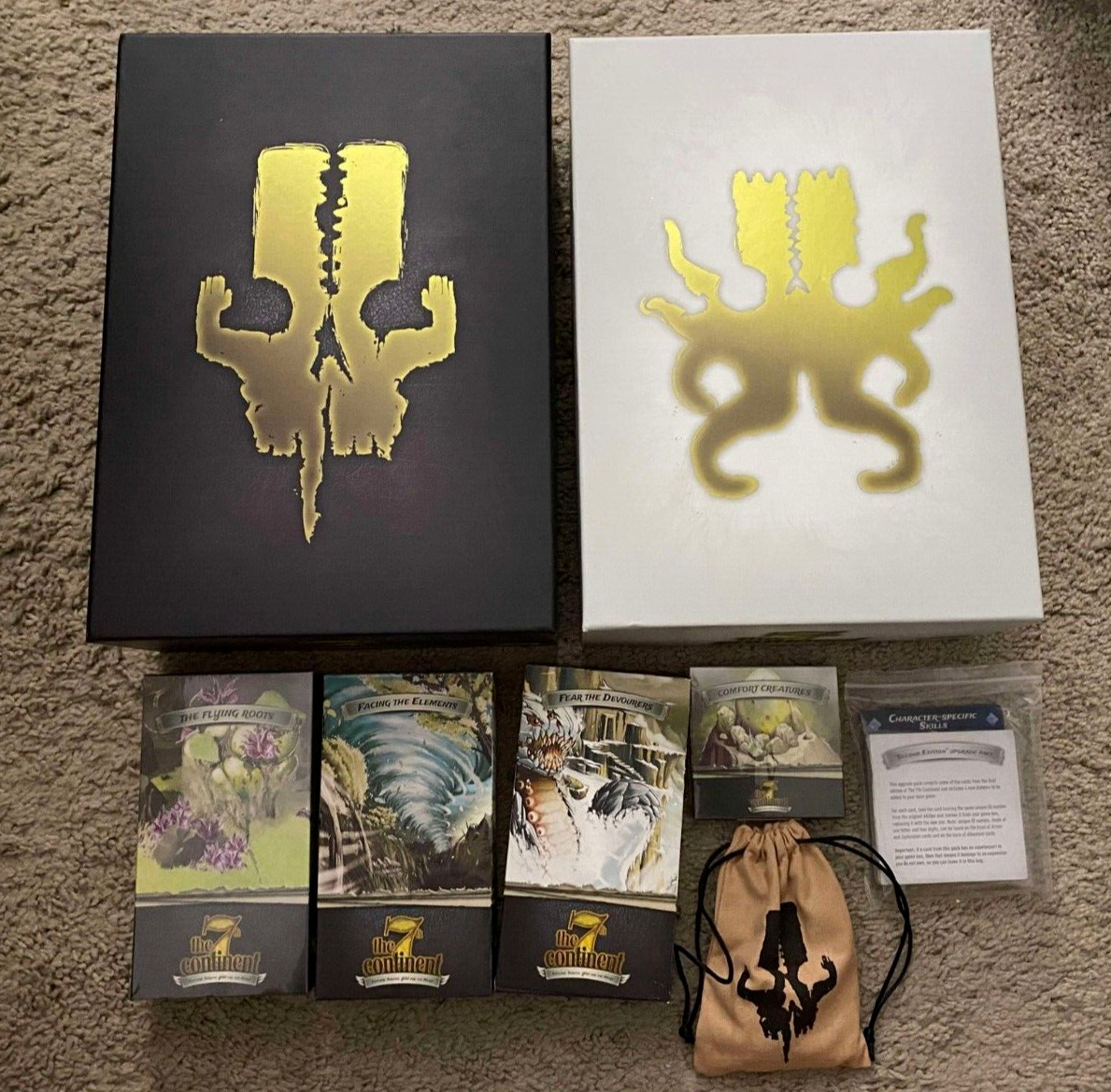 The 7th Continent + What Goes Up Must Come Down + 8 Expansions + more!