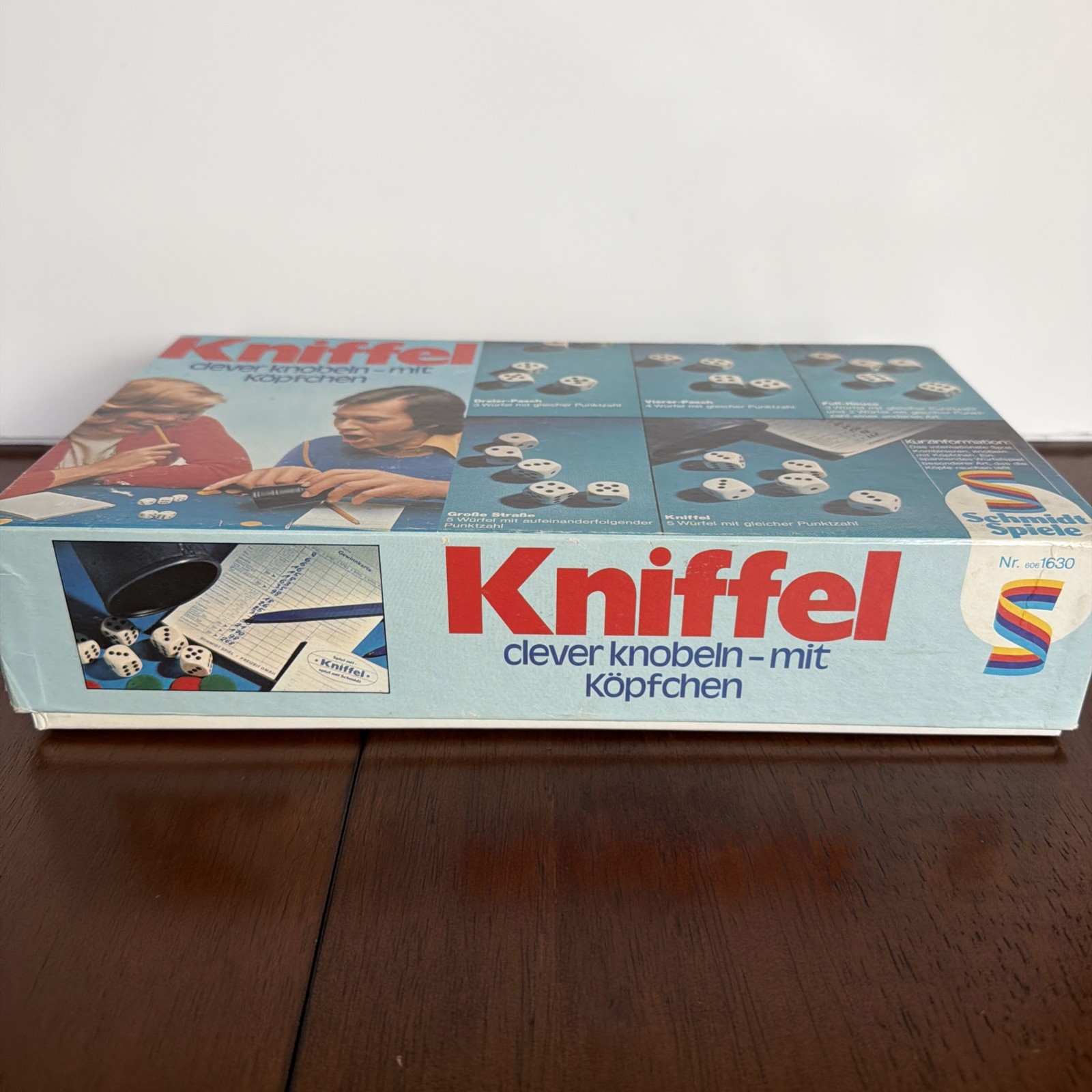 Vtg Kniffel Clever Knobeln-mit Kopfchen German Dice Game Schmidt Spiel #1630