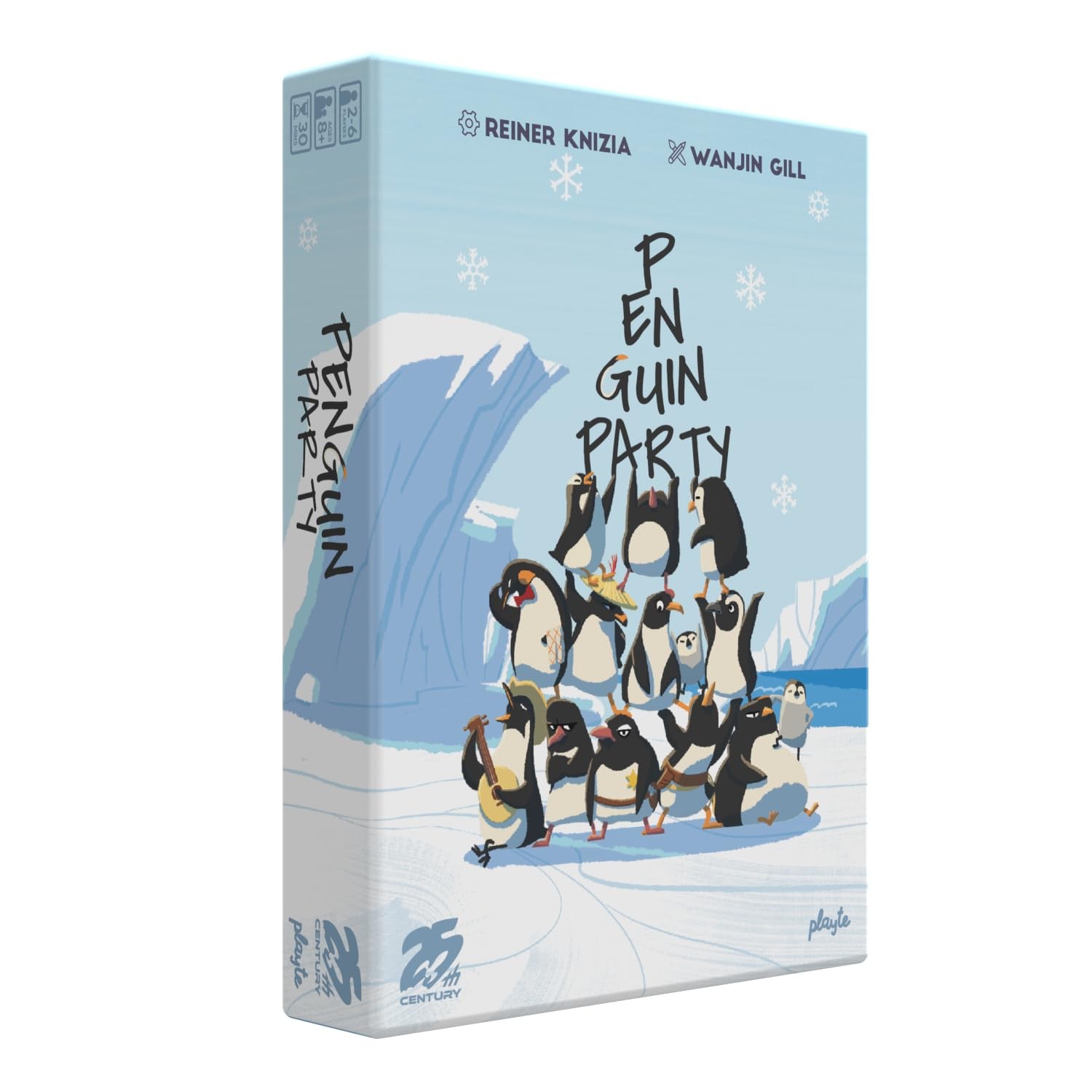 Penguin Pyramid Card Game Fun for Family Fast Paced Strategy Game for All Ages