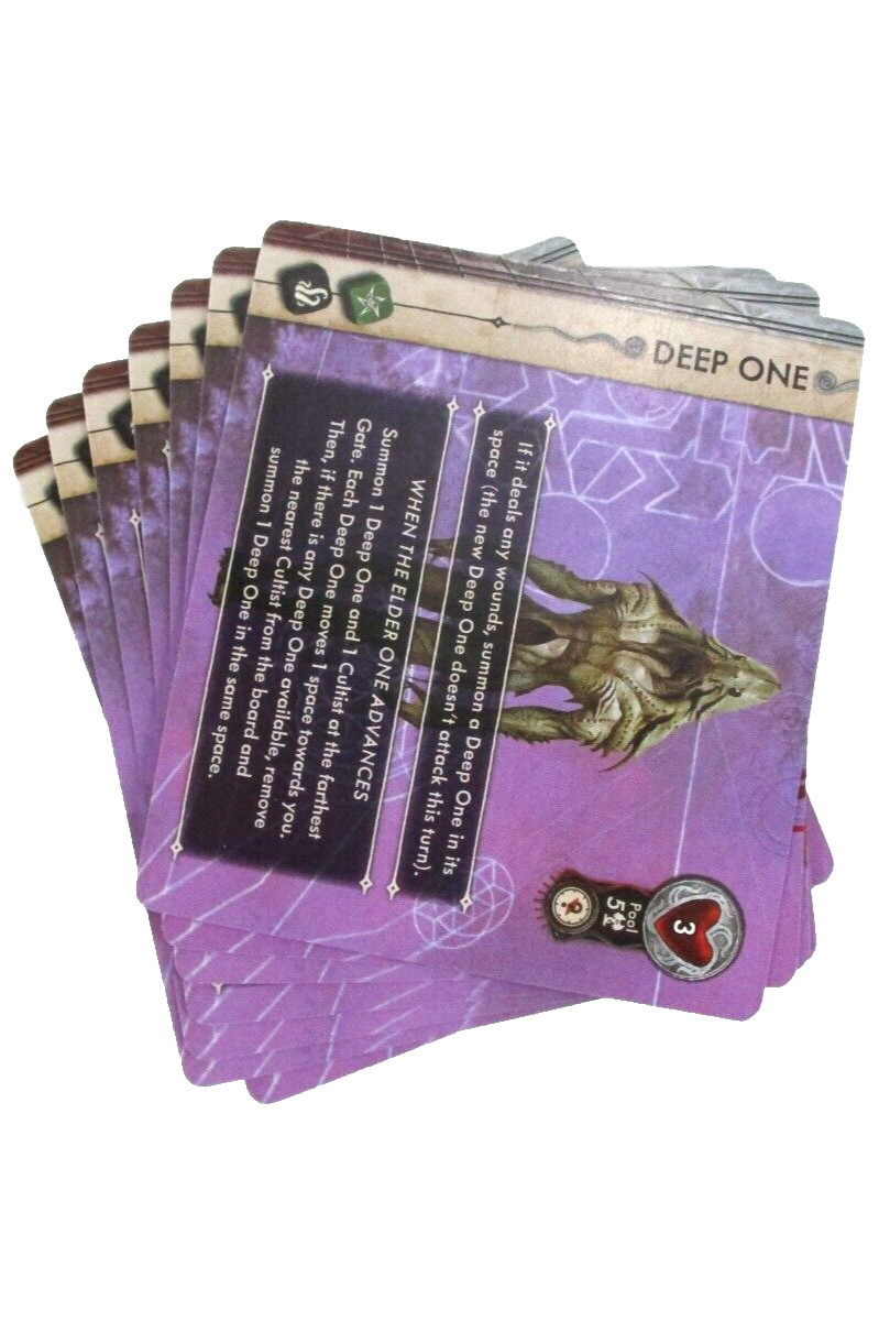CTHULHU: Death May Die Season 1 UNKNOWN MONSTER CARDS C-Mon NEW!!
