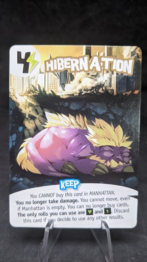 Hibernation – King of New York Board Game – OP Exclusive Promo Card