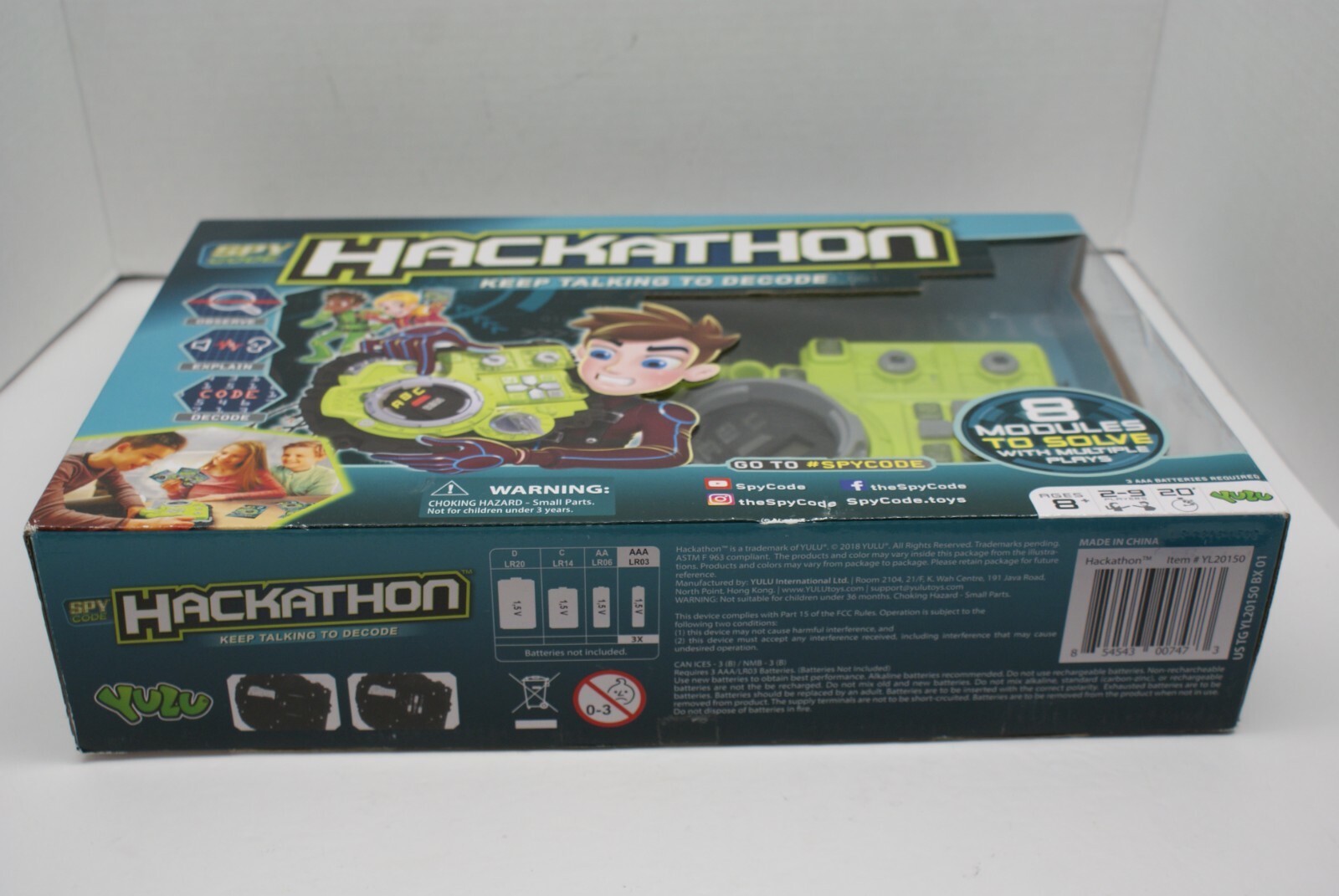 Spy Code Hackathon Electronic Game Plug and Play Ages 8 and Up 2 to 9 Players