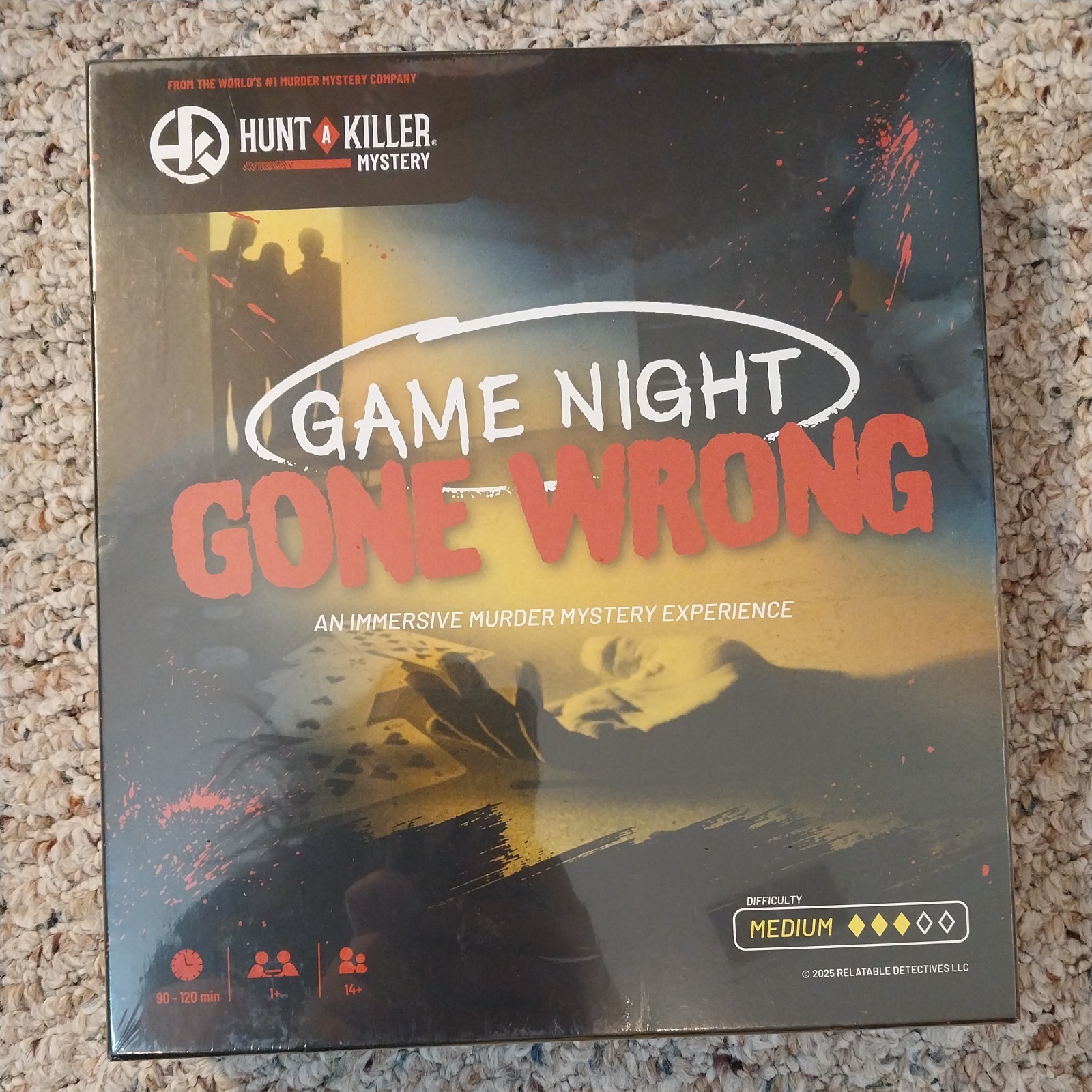 Hunt A Killer — Game Night Gone Wrong — Complete Mystery Game – NEW SEALED