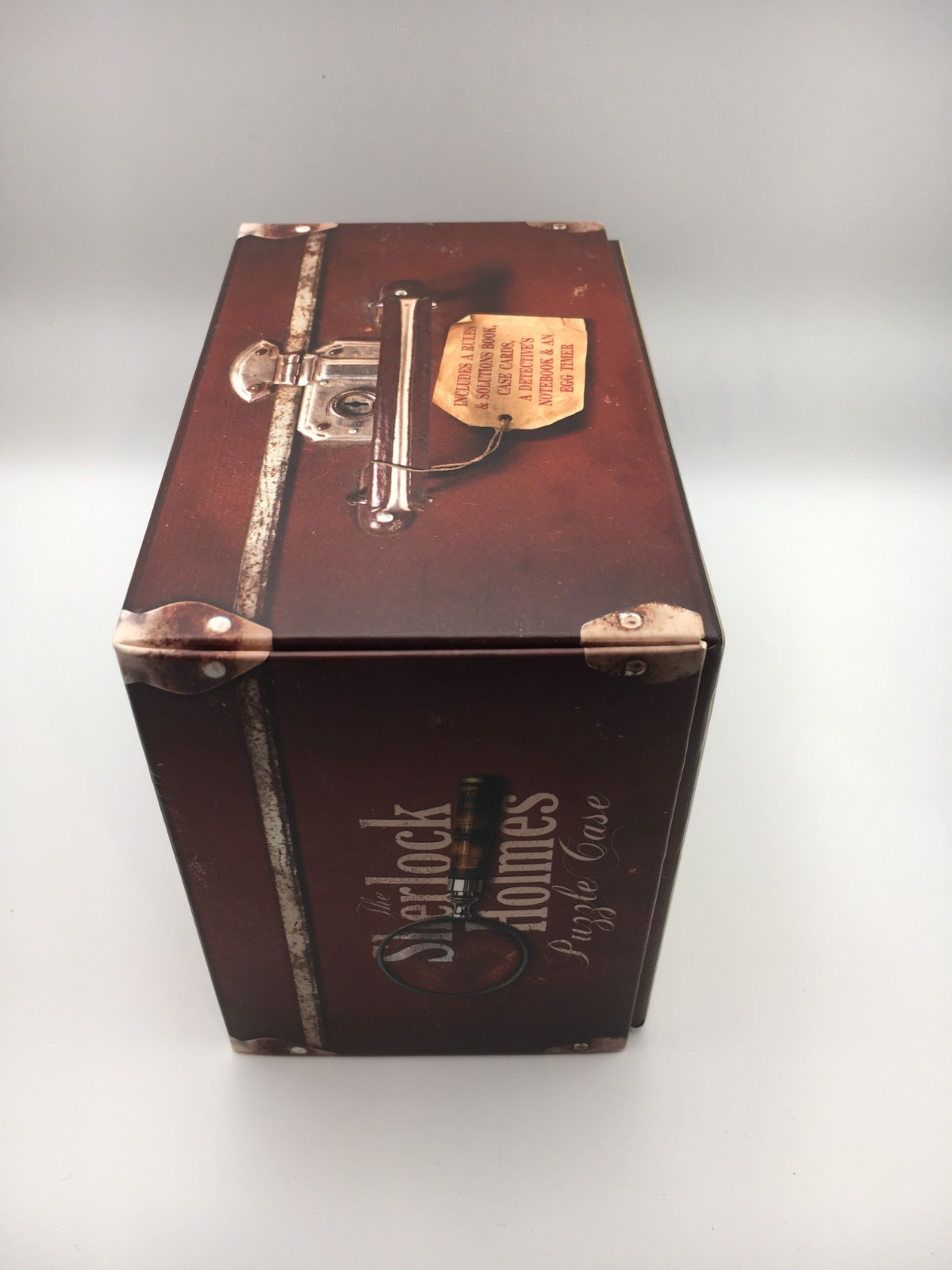 Sterling Sherlock Holmes Puzzle Case Game (120 Enigmas) w/ Box – Complete