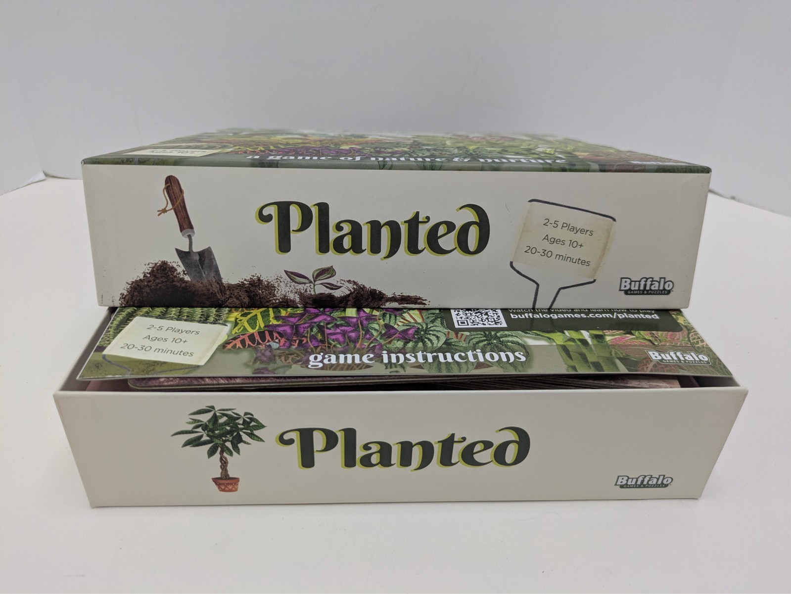 Buffalo Games Planted Board Game Nature Theme 2-5 Players Ages 10+ Complete Game